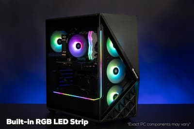 iBUYPOWER Slate Gaming Desktop PC AMD Ryzen 7 9700X, AMD Radeon RX iBUYPOWER Slate Gaming Desktop PC AMD Ryzen 7 9700X, AMD Radeon RX