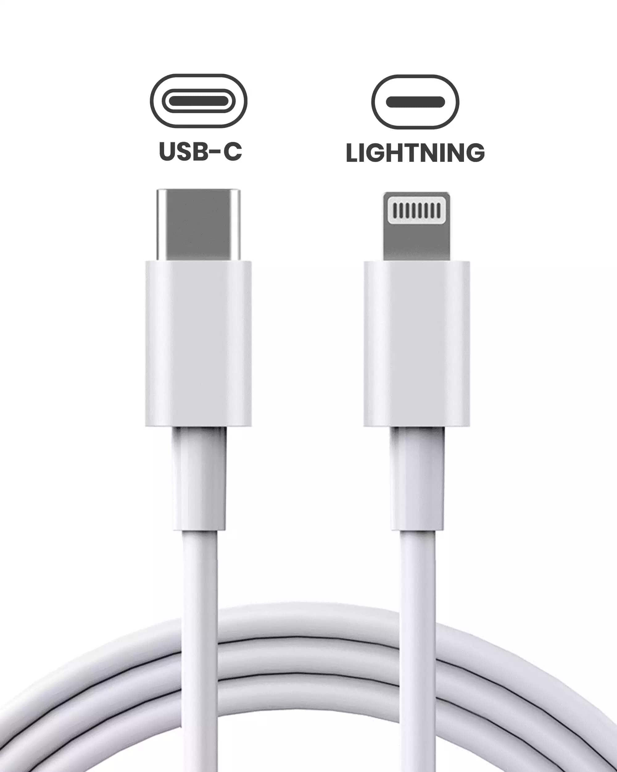 MobileSentrix - 3ft USB-C to Lightning Cable Compatible For iPhone / iPad (10 Pack) - OEM - White