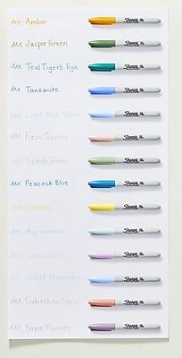 Sure, here is the corrected and grouped text based on the image:

- **Am Amber**
- **Am Jasper Green**
- **Am Teal Tiger's Eye**
- **Am Tanzanite**
- **Am Peacock Blue**
- **Am Citrine**
- **Am Geode Green**
- **Am Peacock Blue**
- **Am Aquamarine**
- **Am Cacholite**
- **Am Purple Fluorite**
- **Am Cabochon Coral**

Each color is labeled with "Am" followed by the name of the gemstone.