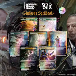Wizards of The Coast - Magic The Gathering TCG: Secret Lair Sheldon's Spellbook - Rainbow Foil