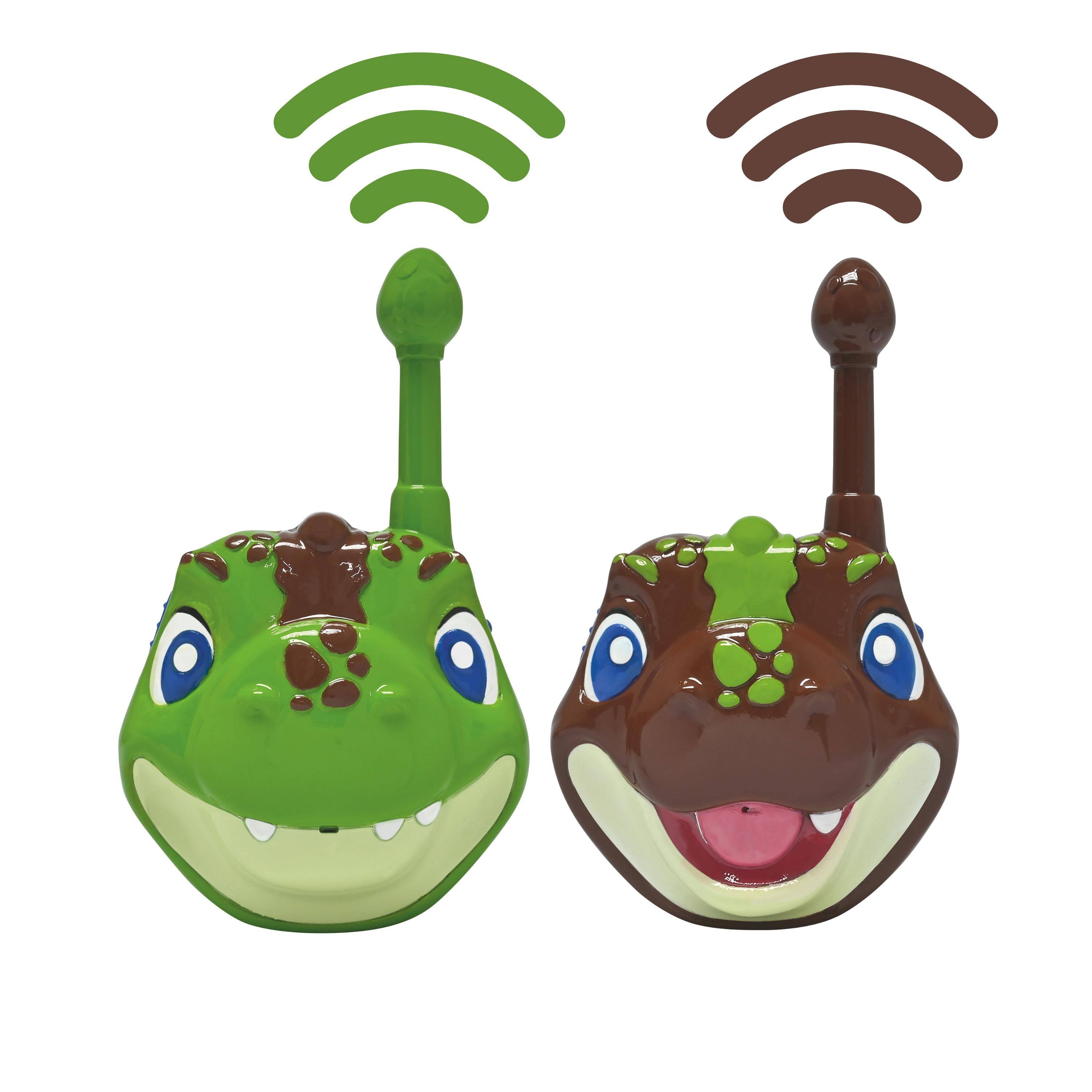 Alt View 3. Lexibook - 500m/0.3 Miles 3D Dinosaurs Walkie Talkies - MULTICOLOR.