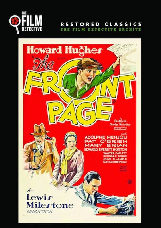 The Front Page [DVD] [1931]