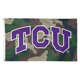 WinCraft - TCU Horned Frogs 3' x 5' Single-Sided Deluxe Camo Flag - Camouflage