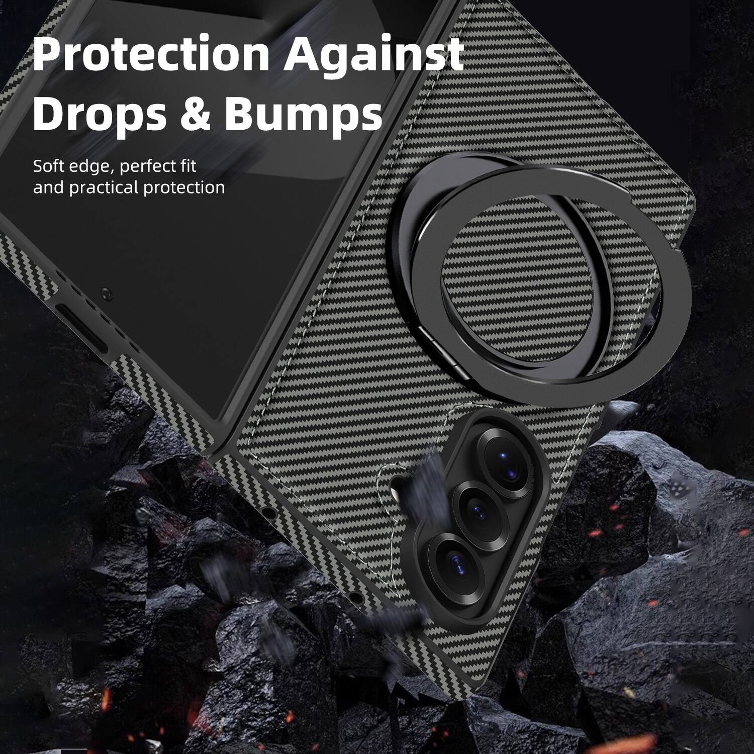 Protection Against Drops & Bumps  
Soft edge, perfect fit and practical protection