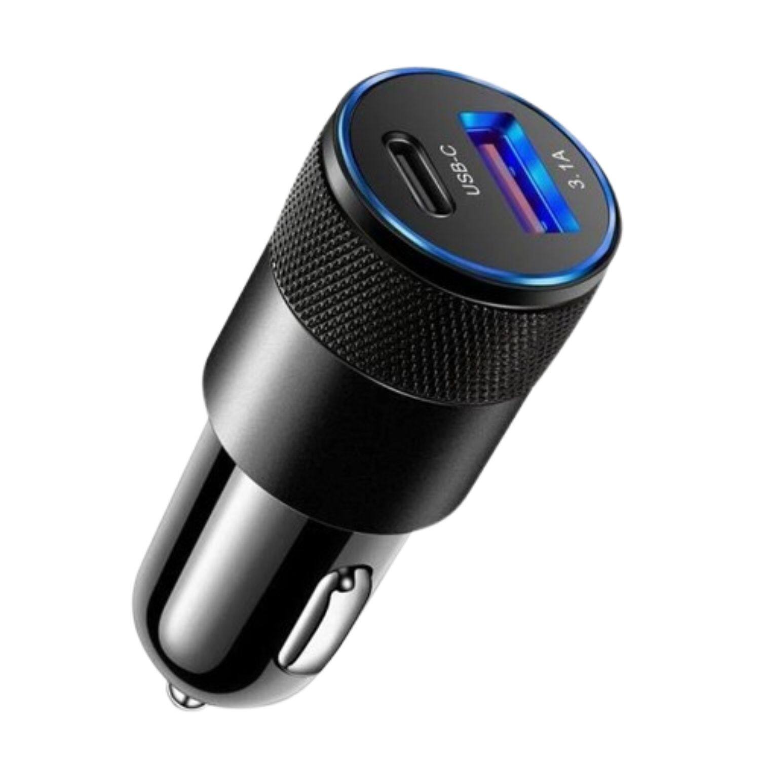 Front. Home Collection - 30W USB-C PD Fast Car Charger Adapter.