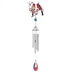 Front. FC Design - FC Design 21"Long Cardinal Acrylic Mini Wind Chime Outdoor Patio or Garden Hanging Wind Chime Decoration.