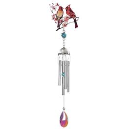 FC Design - 21"Long Cardinal Acrylic Mini Wind Chime Outdoor Patio or Garden Hanging Wind Chime Decoration - Multi-Color