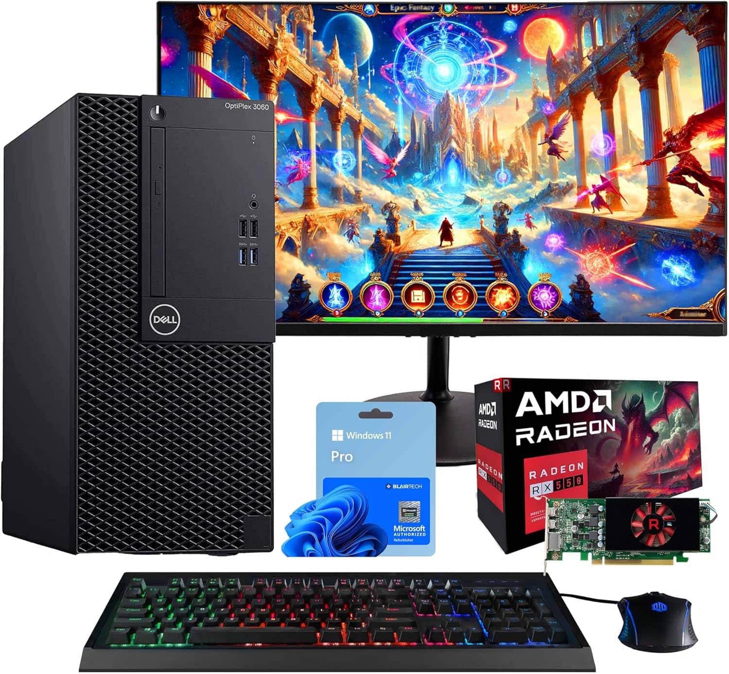 Dell Refurbished Excellent Optiplex 3060 Tower Computer Intel i5