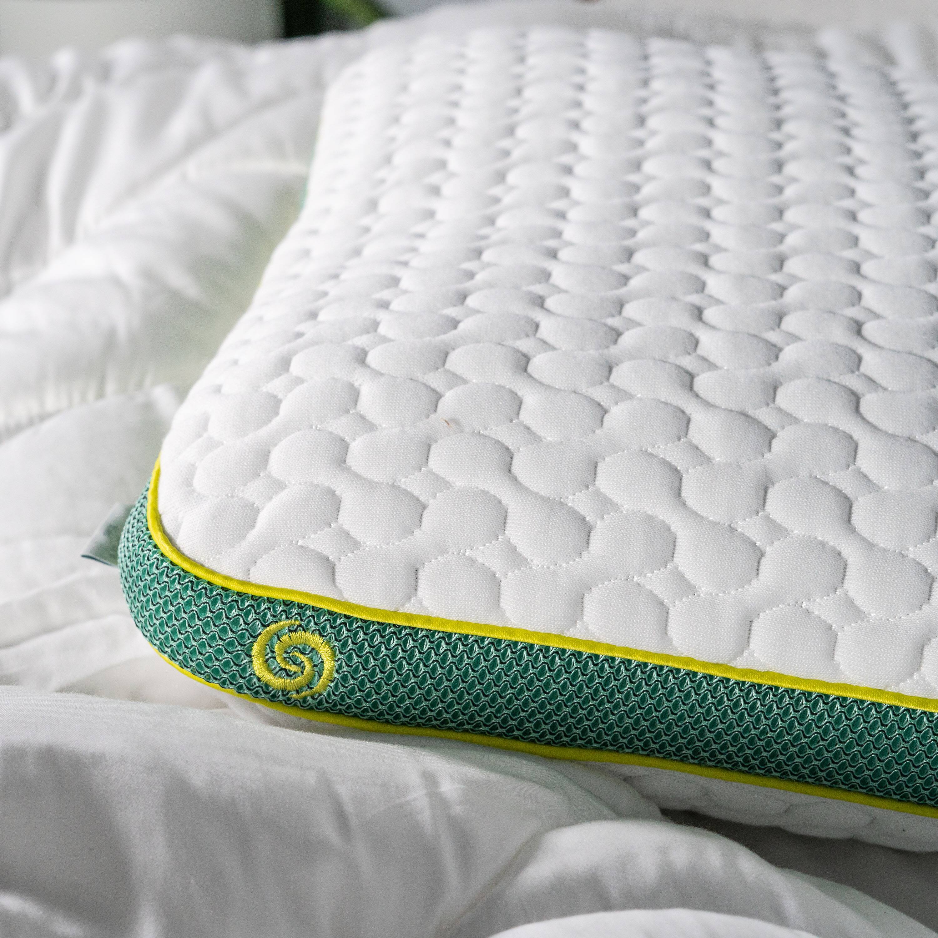 Left. Bedgear - Astro Kids Pillow + Bonus Pillowcase - White, Standard - White.