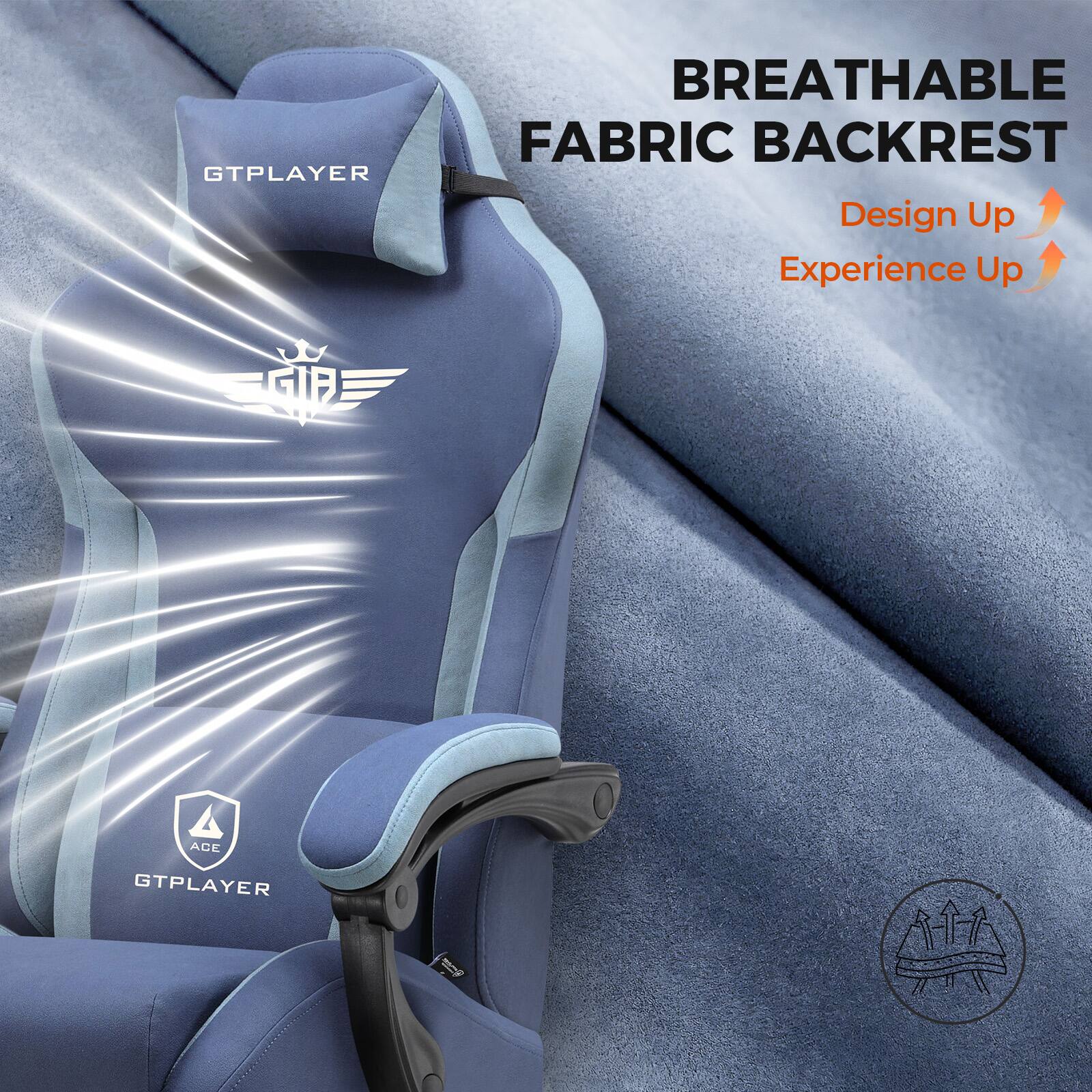 BREATHABLE FABRIC BACKREST

Design Up  
Experience Up

GTPLAYER

AGE