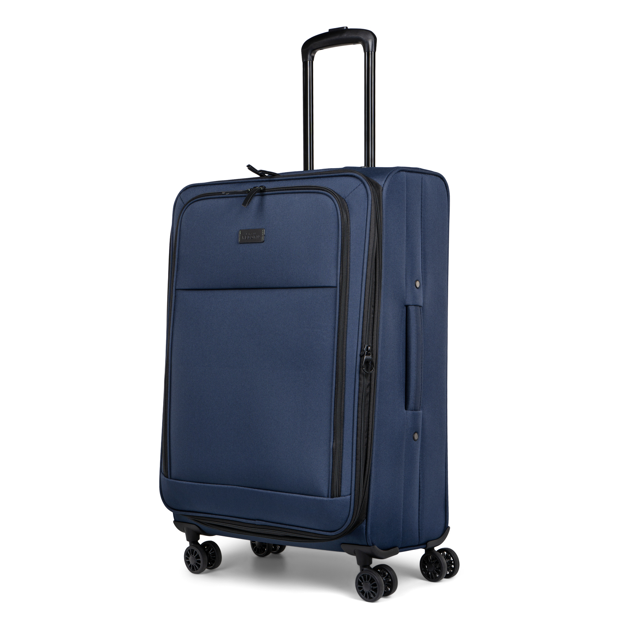 Angle View: Bugatti - 24" Reborn Suitcase - Navy