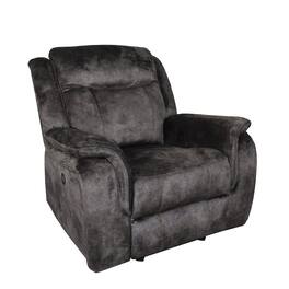 New Classic Furniture - Park City Glider Recliner W/Pwr Fr-Slate - Gray
