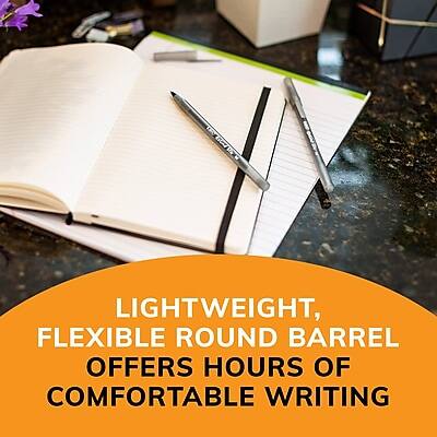 LIGHTWEIGHT, FLEXIBLE ROUND BARREL OFFERS HOURS OF COMFORTABLE WRITING