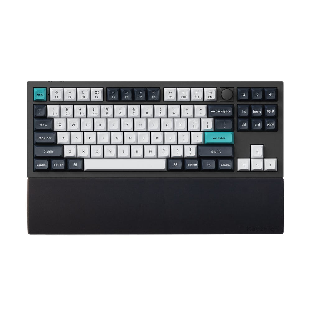Keychron - Silicone Palm Rest for Q3 and V3 Series Keyboards - Black
