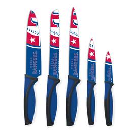 Woodrow - Texas Rangers 5-Piece Stainless Steel Cutlery Knife Set - Multicolor