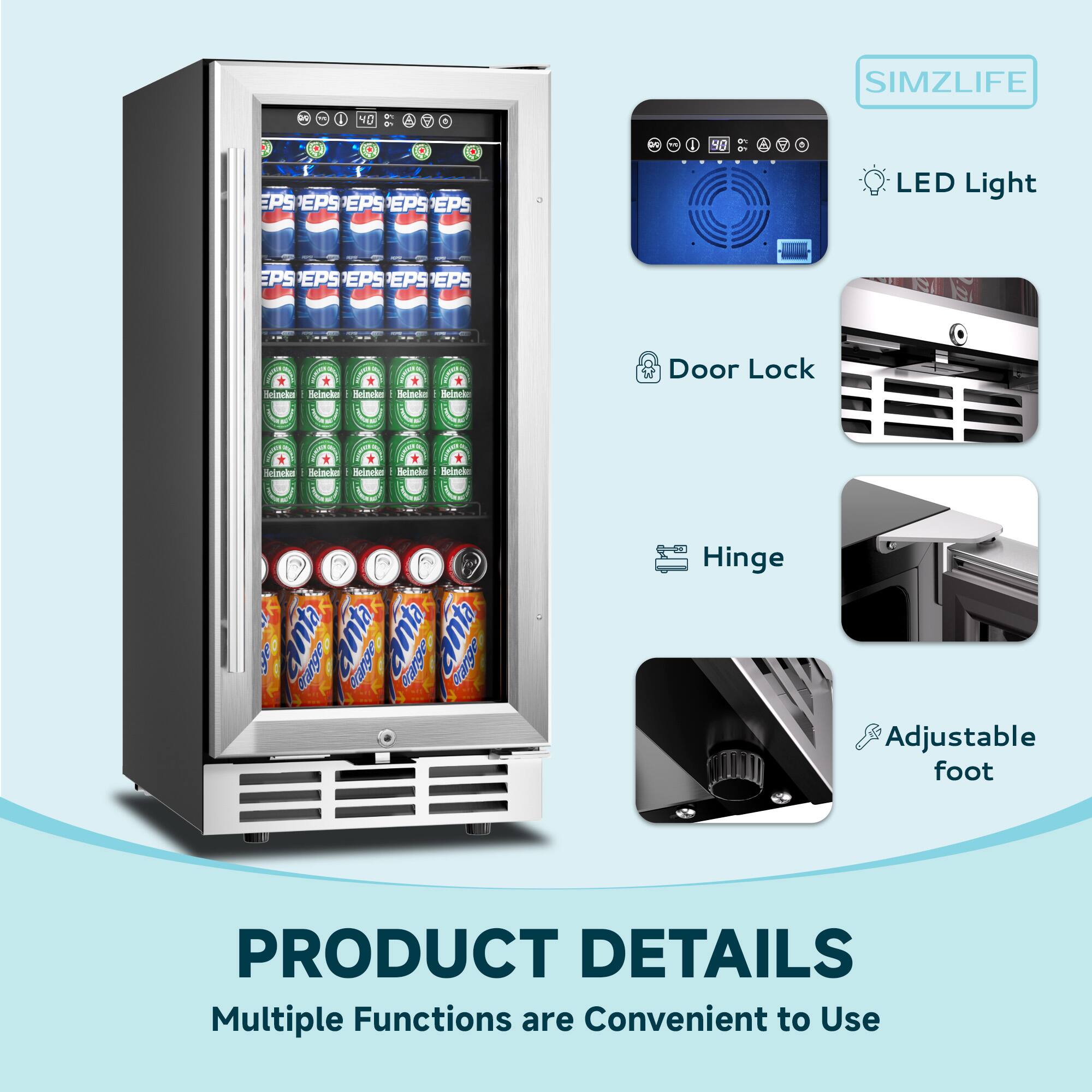 SIMZLIFE

PRODUCT DETAILS
Multiple Functions are Convenient to Use

- LED Light
- Door Lock
- Hinge
- Adjustable foot