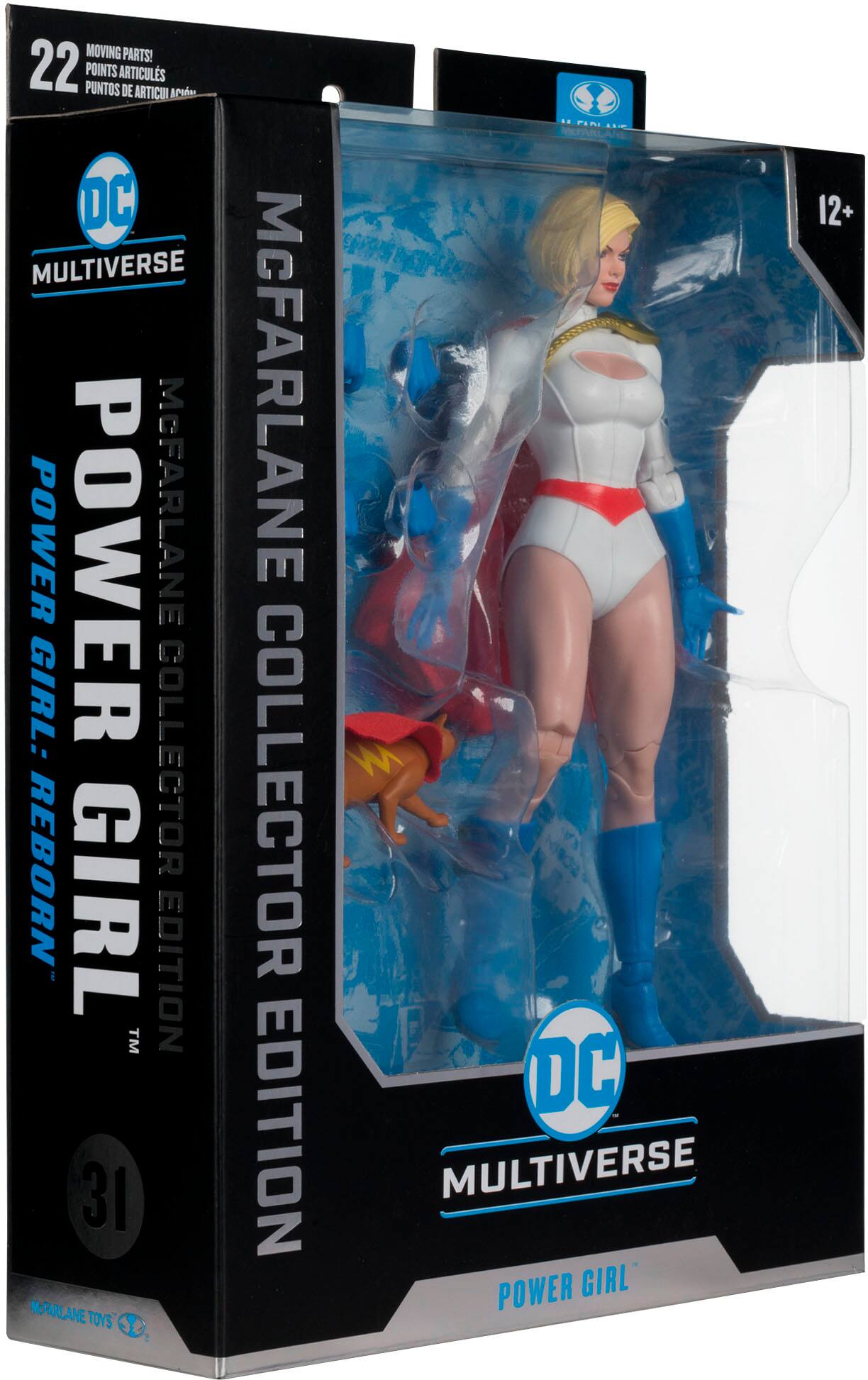 The text on the image reads "DC Multiverse Power Girl Collector Reborn Edition."