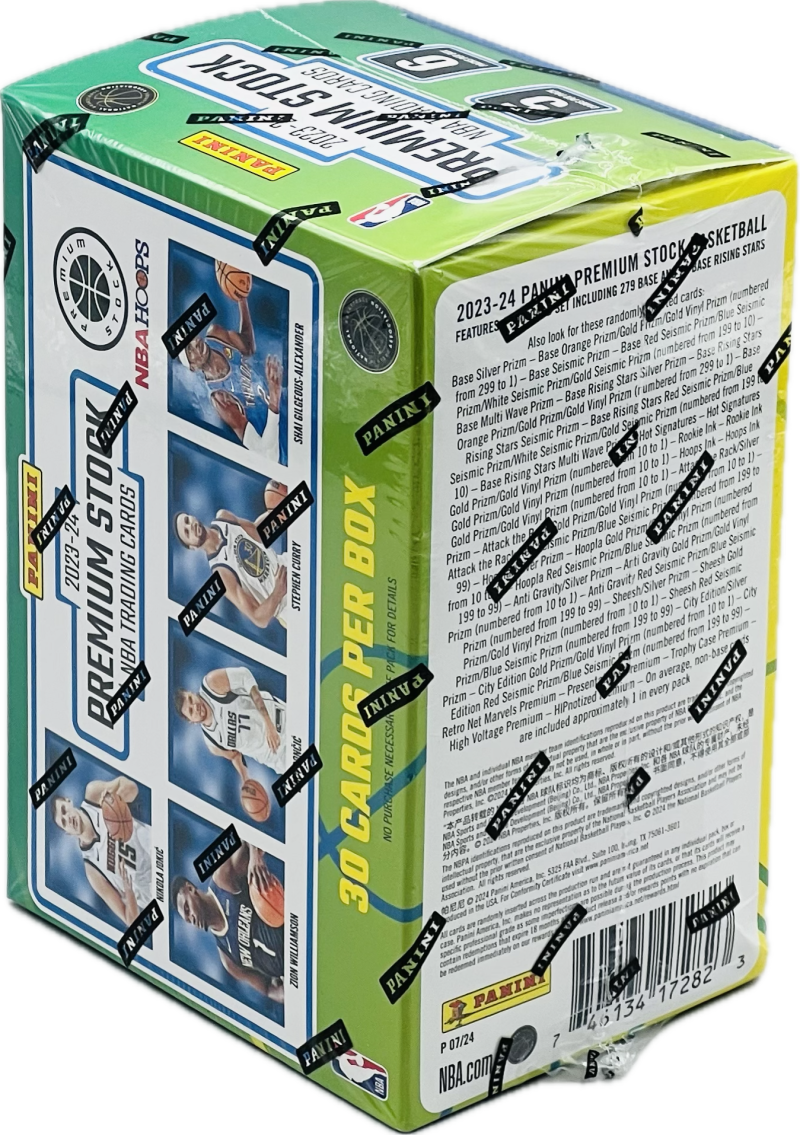 2023-24 Panini Premium Stock Basketball 6-Pack Blaster Box