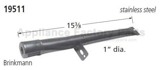 Music City Metals - MCM111951119 BURNER, PIPE, SS, 15.35 X 1 price history on PriceWatchPro