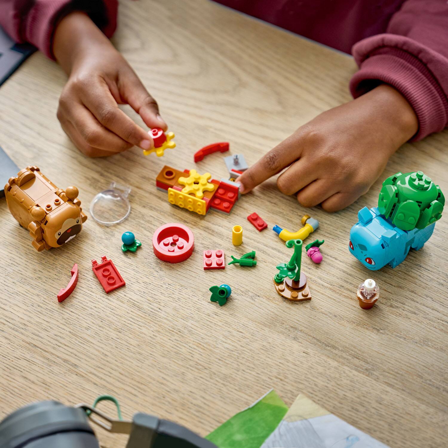 Alt View 12. LEGO - Pokémon SMART Play: Berry Bash with Bulbasaur and Bidoof 72155.