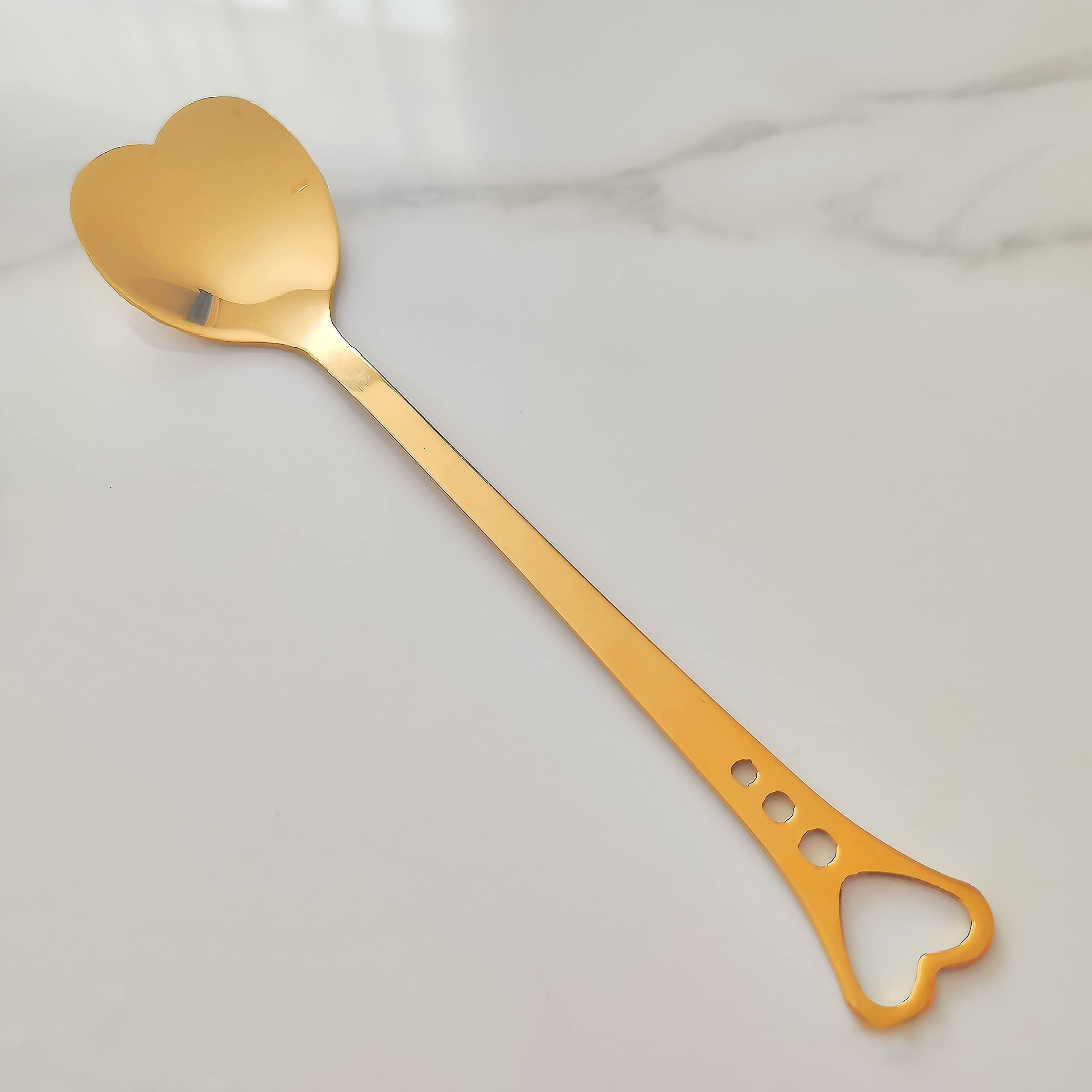 Alt View 5. Fabibe - Heart Shaped Cup - Double Walled Insulated Glass Coffee Mug Or Tea Wall 10oz (300ml) Clear & With Handle Teaspoon [CU... - Transparent-300.0 Milliliters.