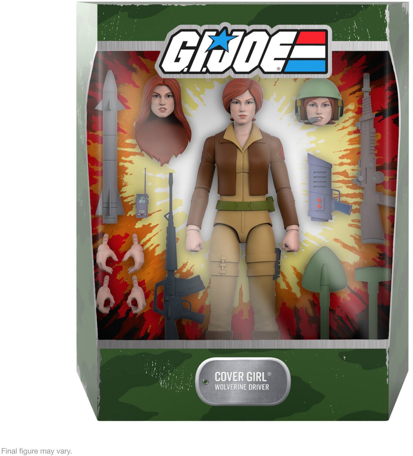 G.I. JOE - Cover Girl Wolverine Driver. Final figure may vary.