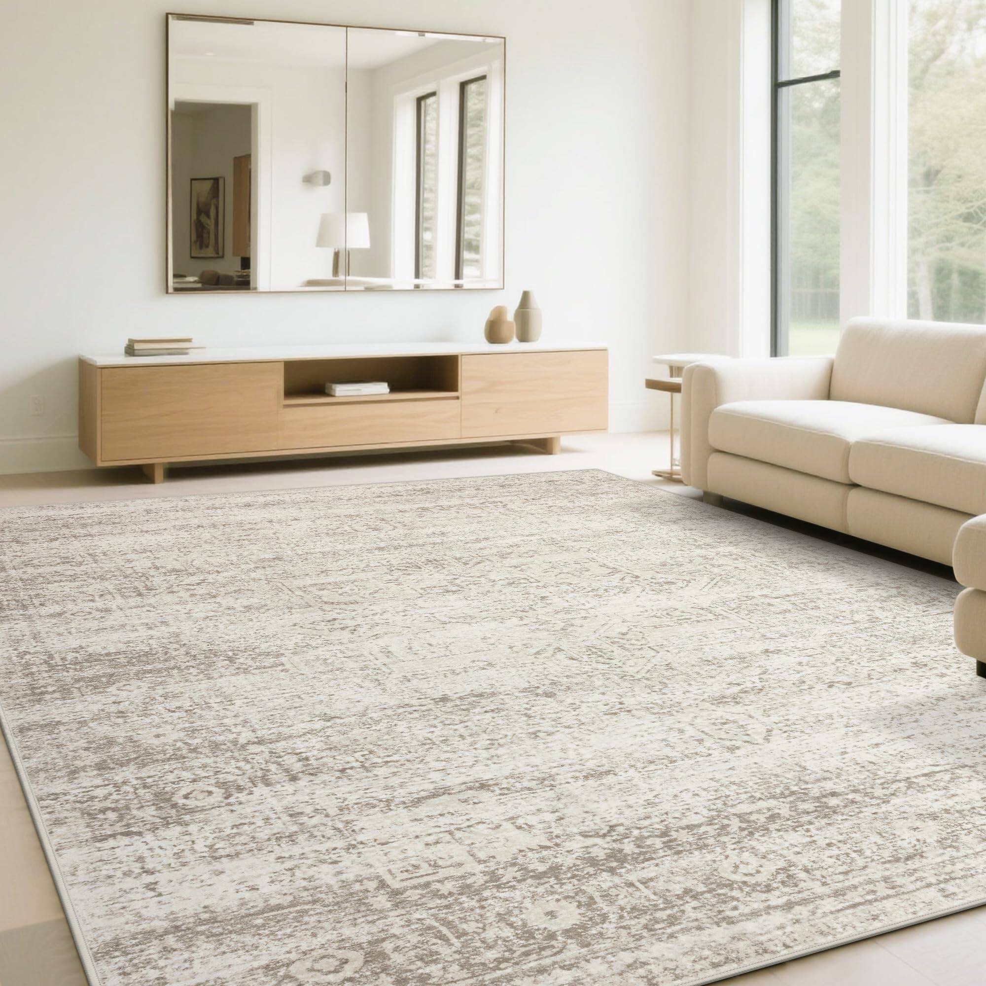 Beige-ivory-cream-brown-camel 6' x 9'