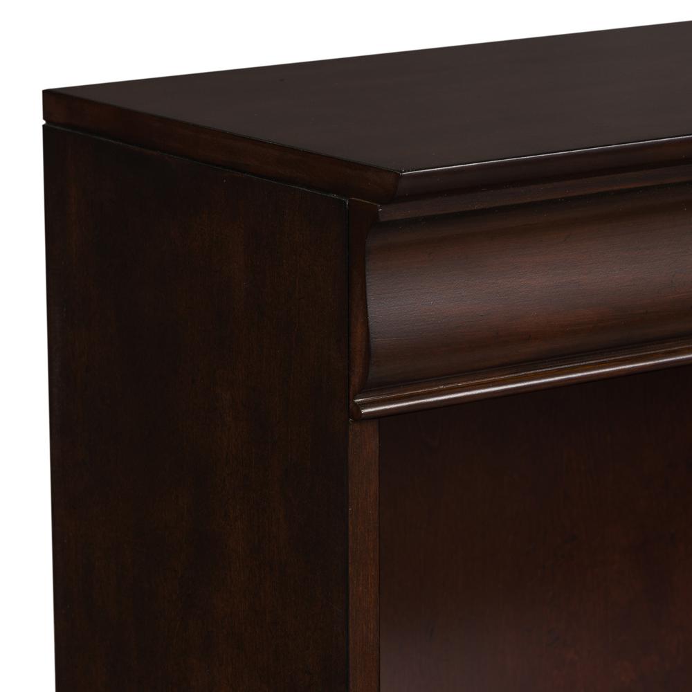 Alt View 3. Liberty Furniture Industries - Brayton Manor Jr Executive 48 Inch Bookcase (RTA) in Cognac - Brown.