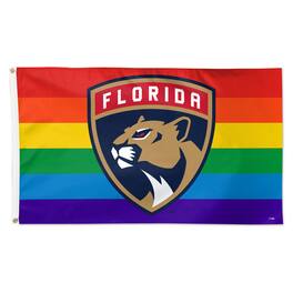 WinCraft - Florida Panthers 3' x 5' Single-Sided Deluxe Team Pride Flag - Multicolor