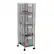 Front. Mind Reader - Rolling Cabinet with Drawers, Desk Art Supply Organizer, Storage, Kitchen, Metal Mesh, 8"L x 11"W x 31.5"H - Black.