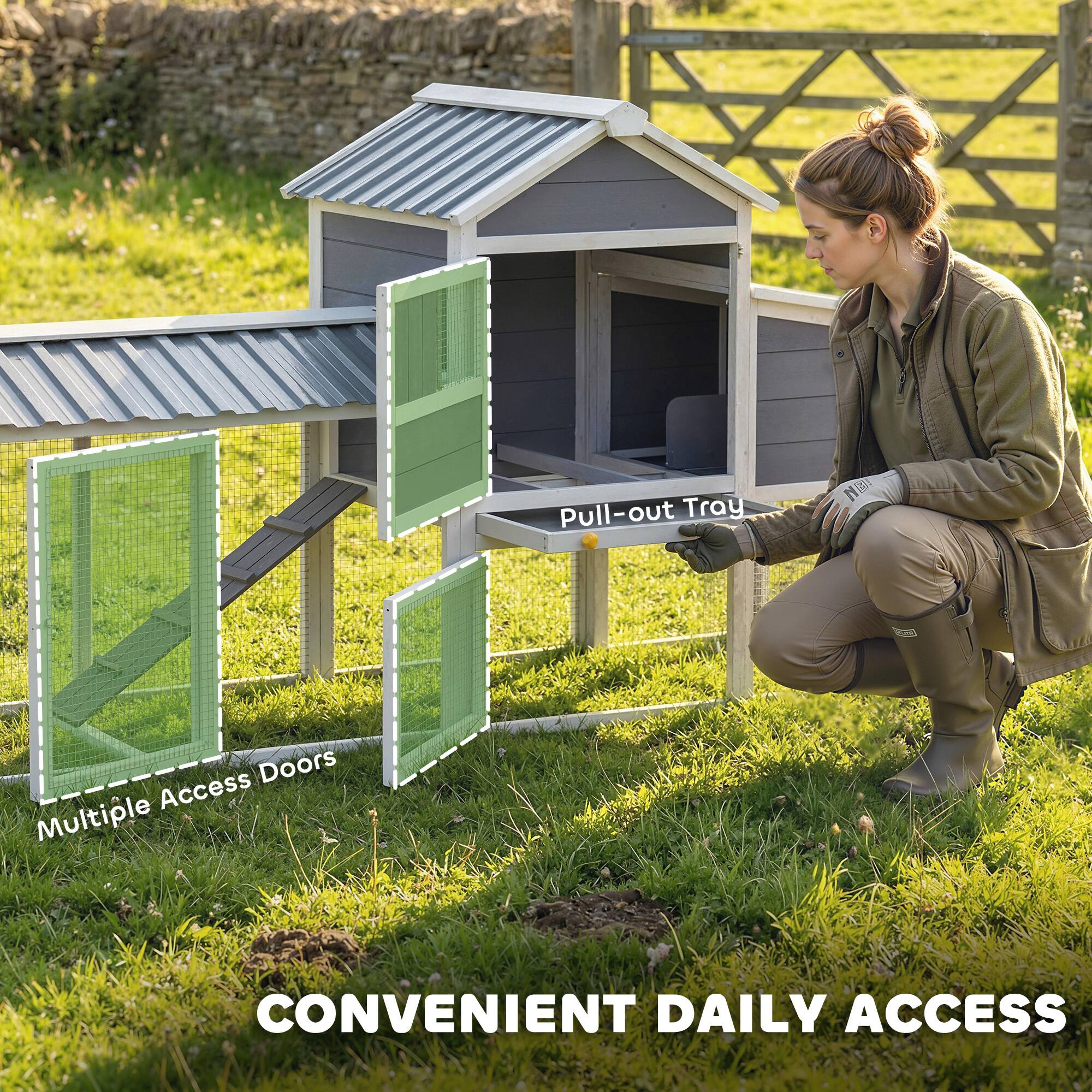 Pull-out Tray Doors Access Multiple  
CONVENIENT DAILY ACCESS