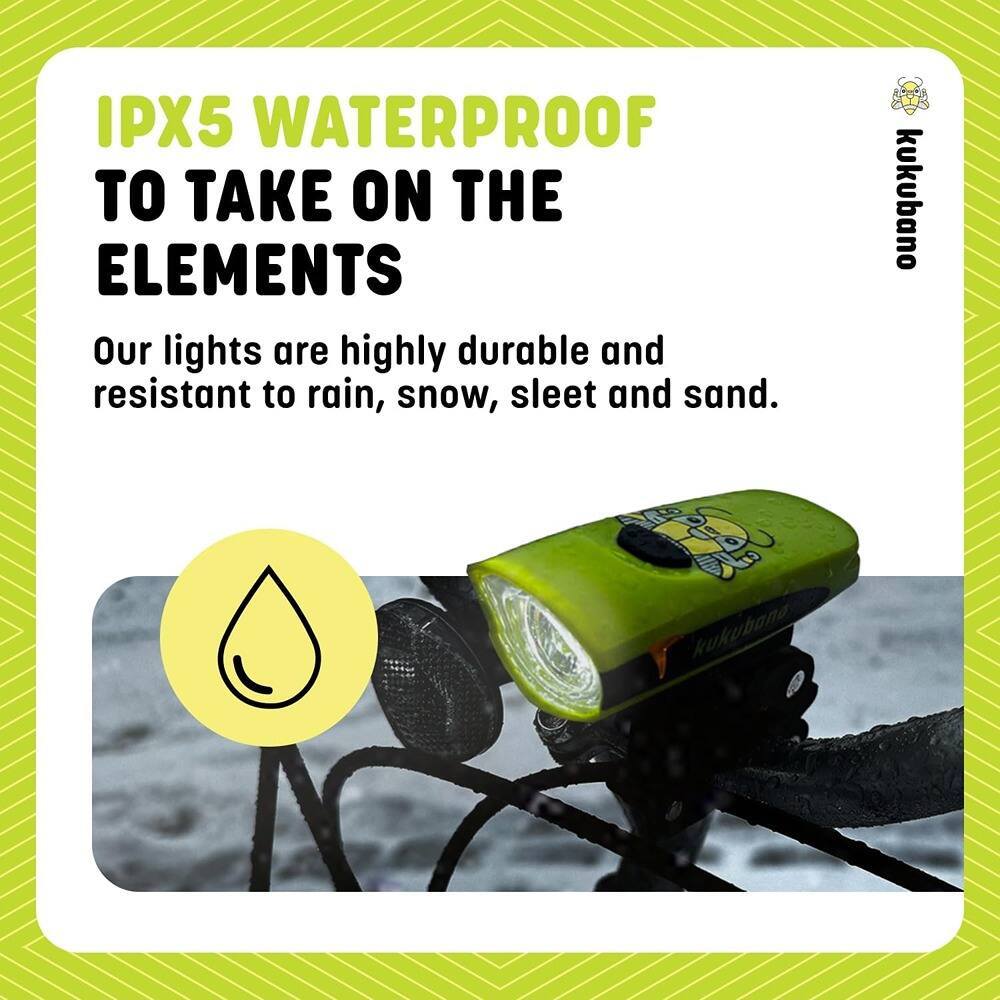 IPX5 WATERPROOF TO TAKE ON THE ELEMENTS

Our lights are highly durable and resistant to rain, snow, sleet and sand.