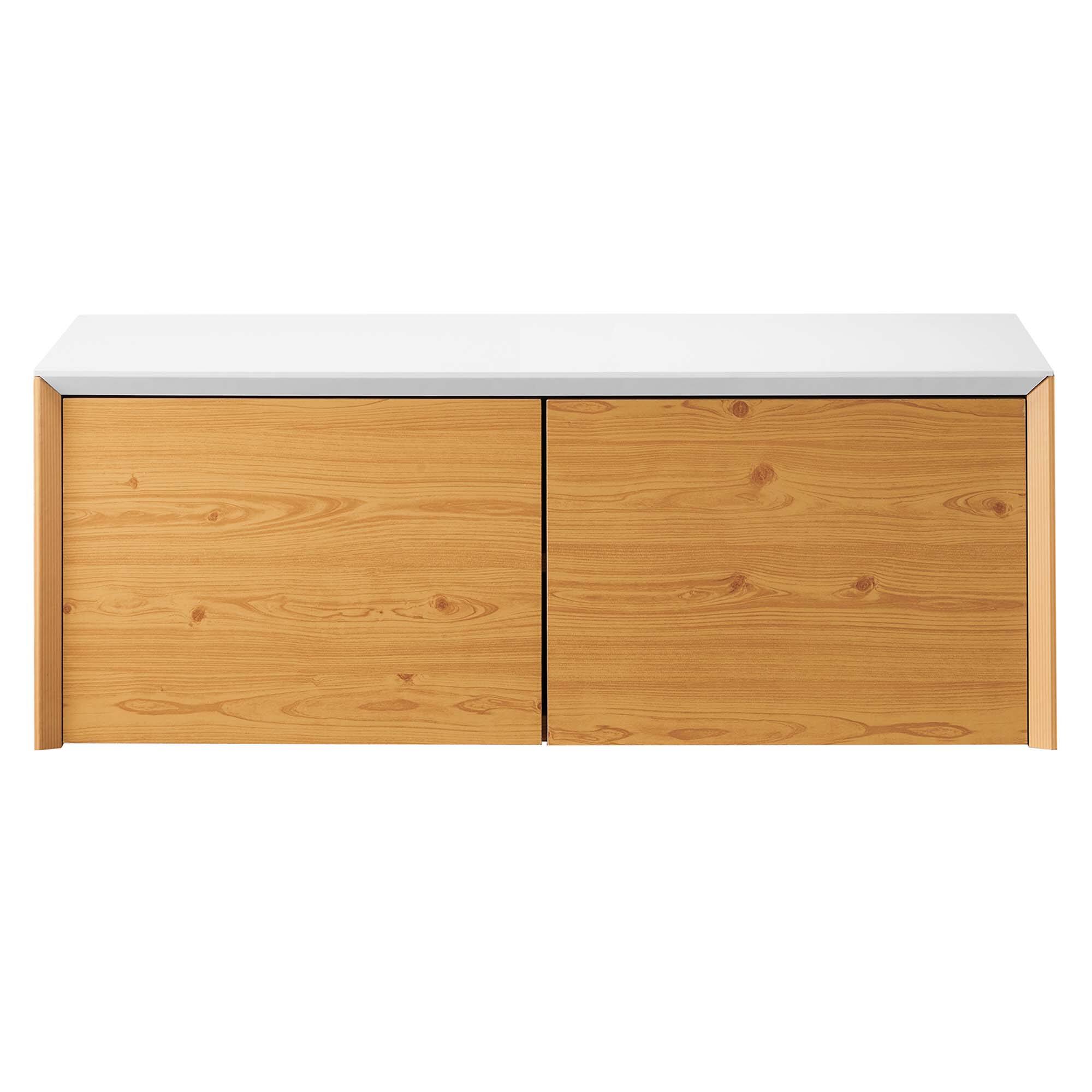 Alt View 4. Modway - Kinetic Wall-Mount Office Storage Cabinet by Modway - White Natural.