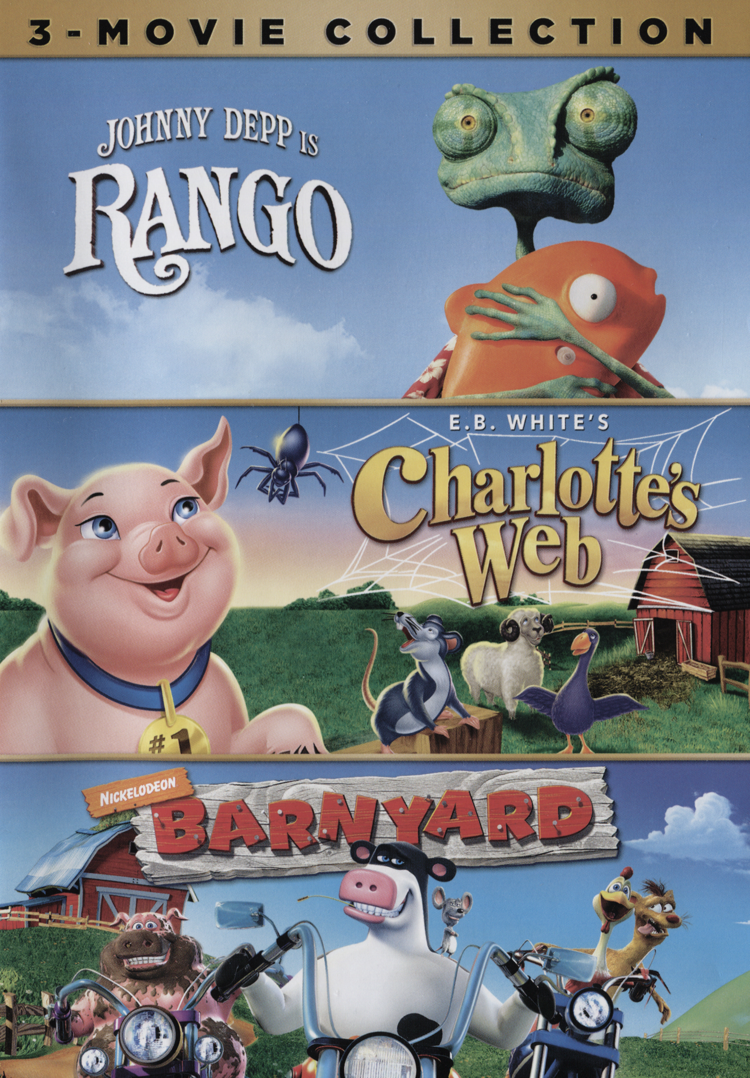 volverse loco vacío punto final Rango/Charlotte's Web/Barnyard [3 Discs] [DVD] - Best Buy