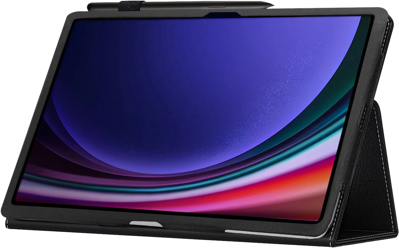 Alt View 11. SaharaCase - Bi-Fold Folio Case for Samsung Galaxy Tab S8, Tab S9 and Tab S9 FE - Black.