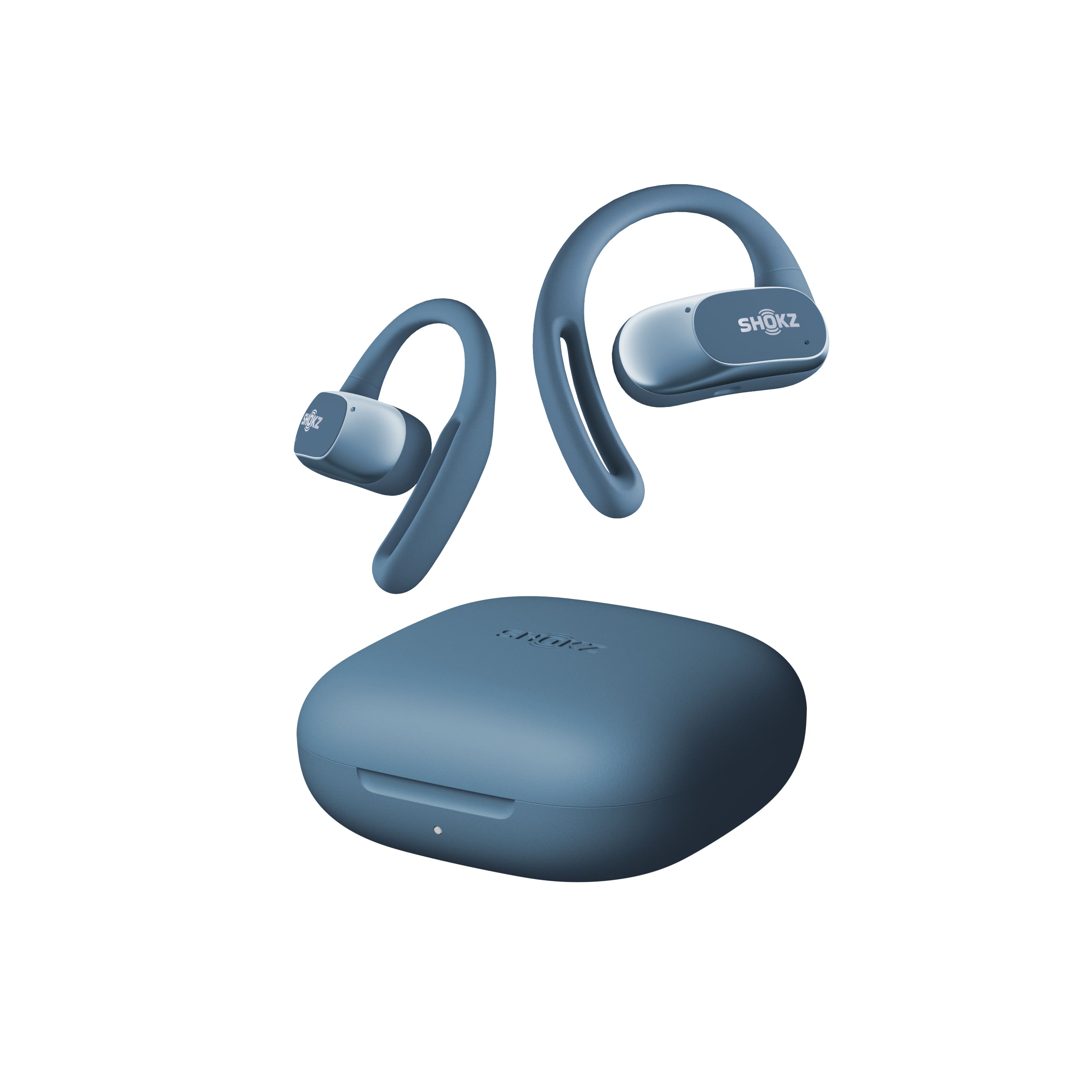 Shokz OpenFit Air Open-Ear True Wireless Earbuds Stone Blue  T511-ST-SB-US-326 - Best Buy