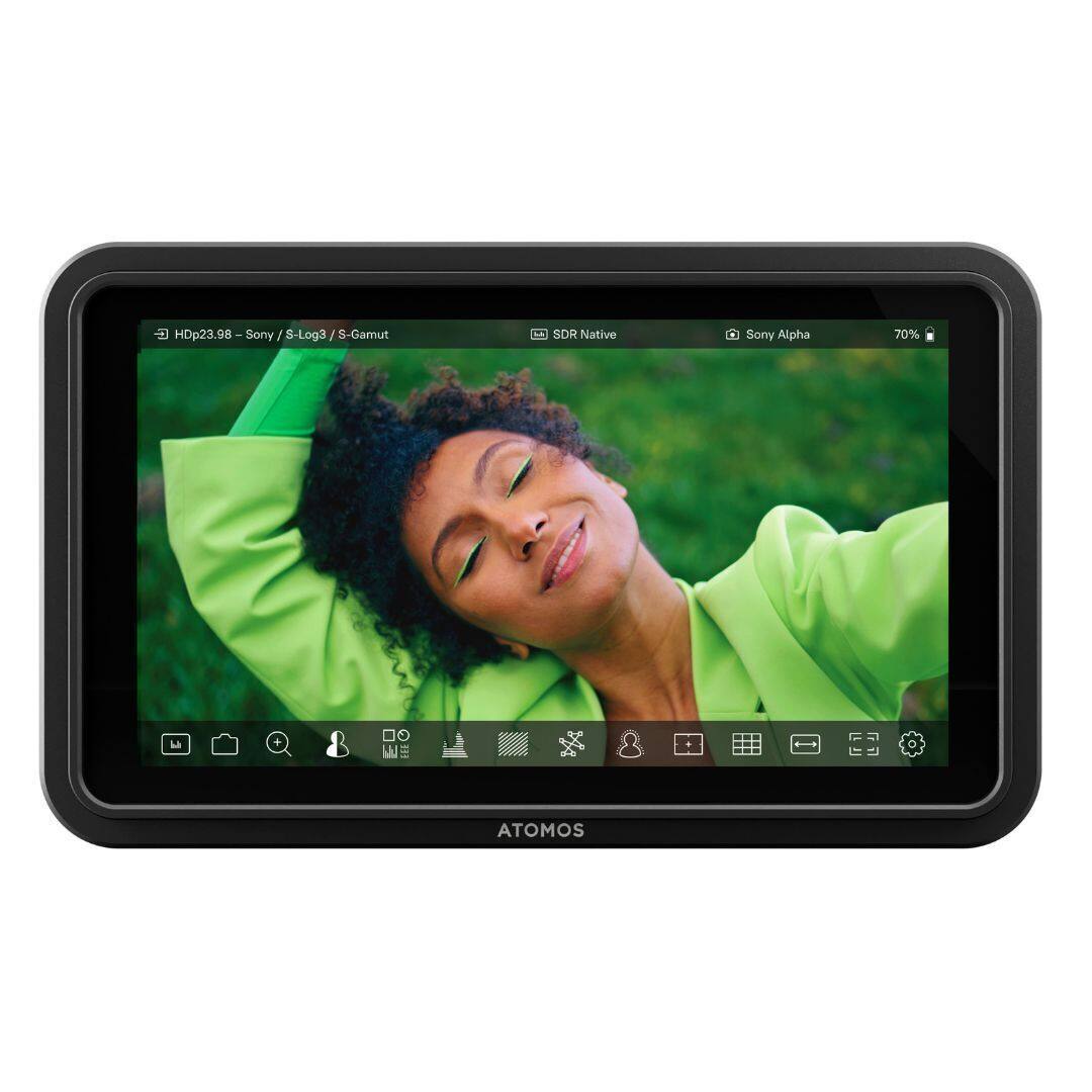 HDp23.98 Sony / S-Log3 / S-Gamut  
SDR Native  
Sony Alpha  
70%  

ATOMOS