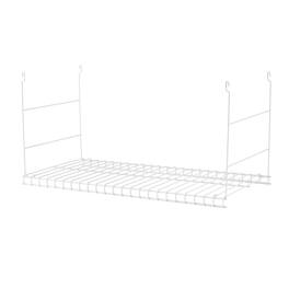 RubberMaid - 24 In Universal Closet Steel Wire Added Storage Hanging Shelf - White