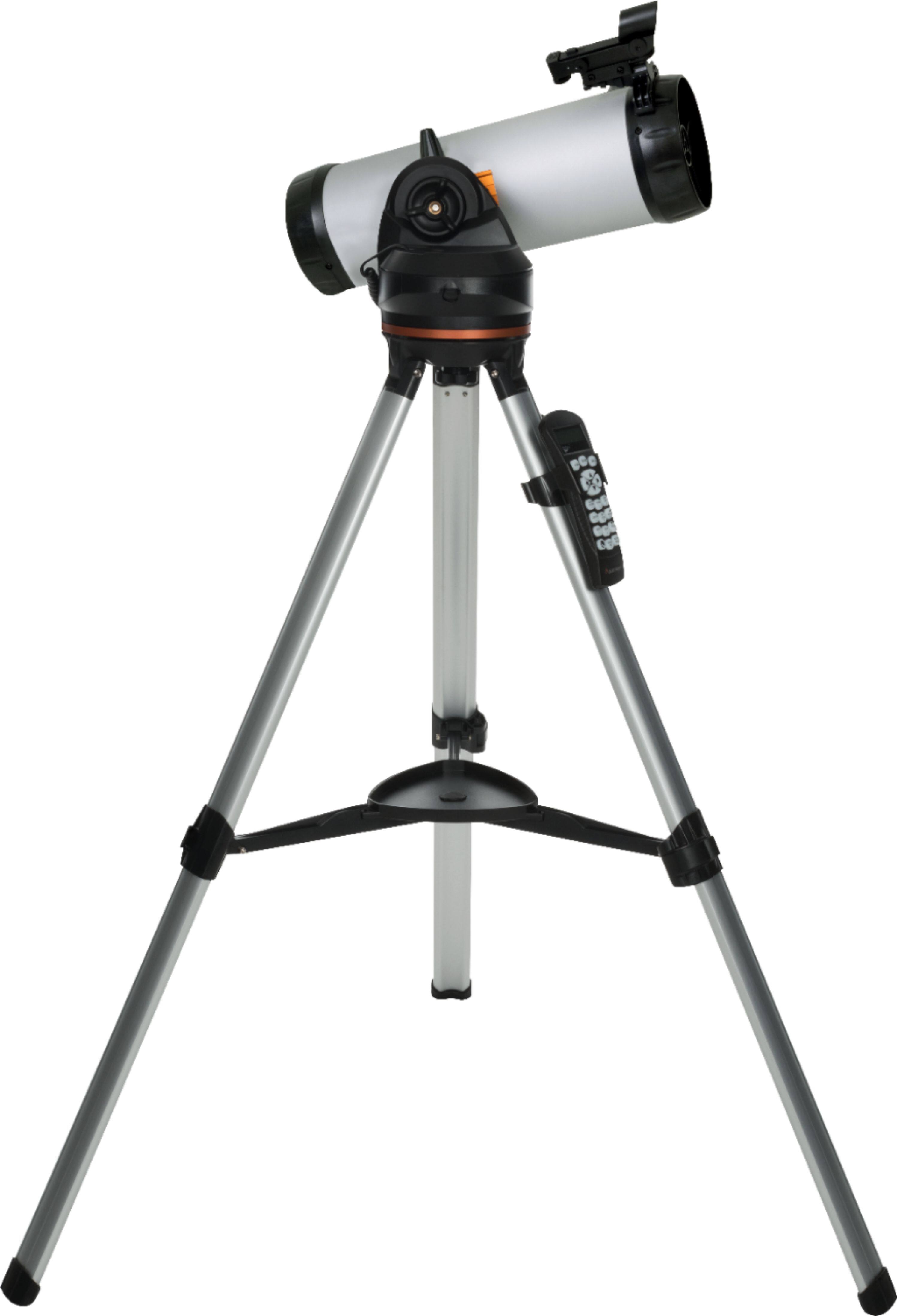 Alt View 12. Celestron - 114mm Newtonian Reflector Telescope - Silver/Black.
