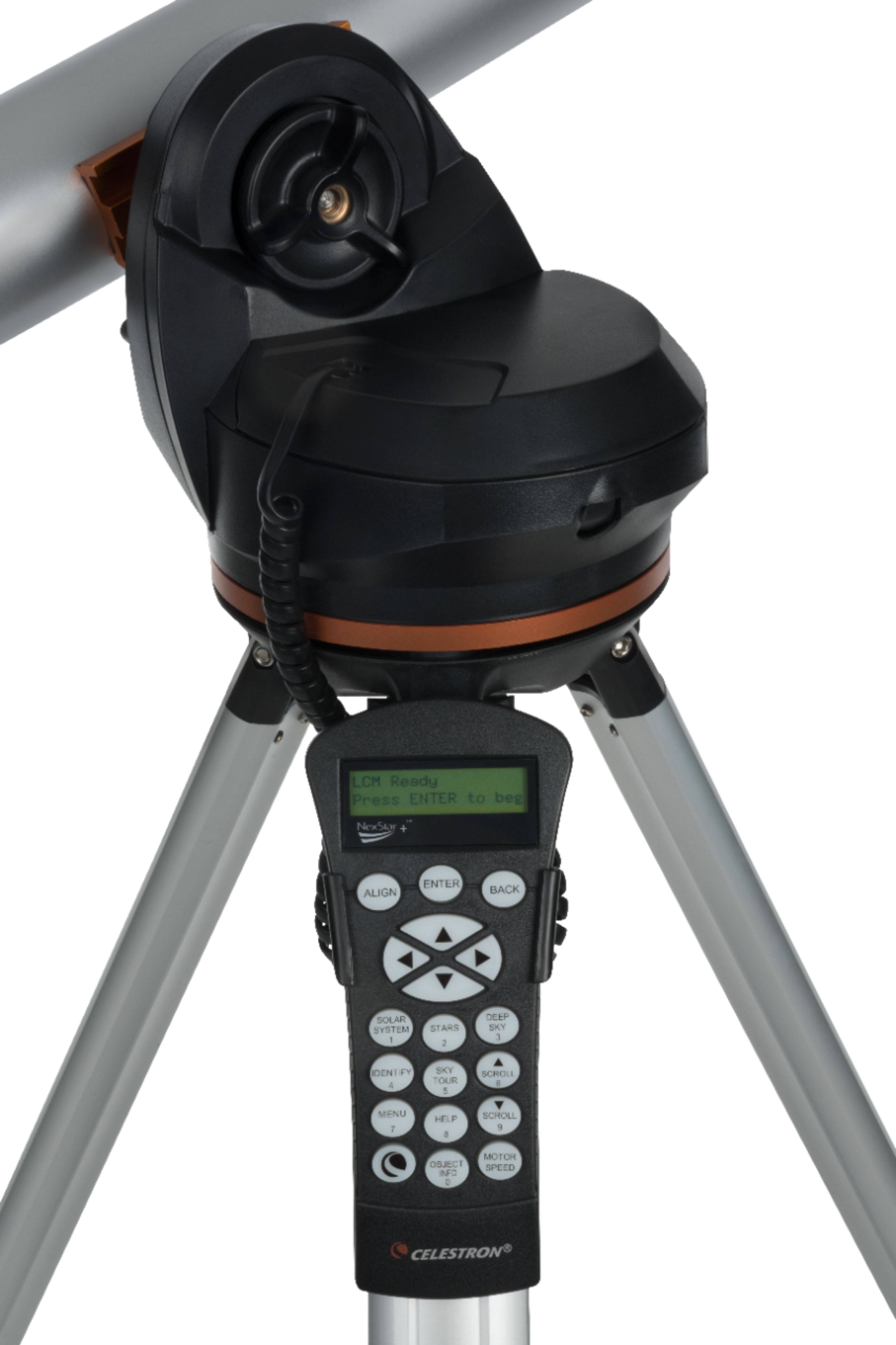 Alt View 14. Celestron - 114mm Newtonian Reflector Telescope - Silver/Black.