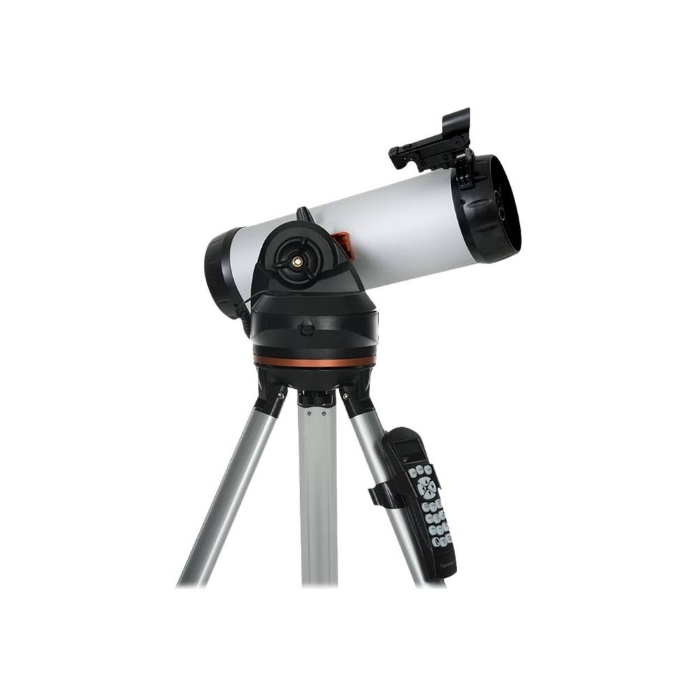 Left. Celestron - 114mm Newtonian Reflector Telescope - Silver/Black.