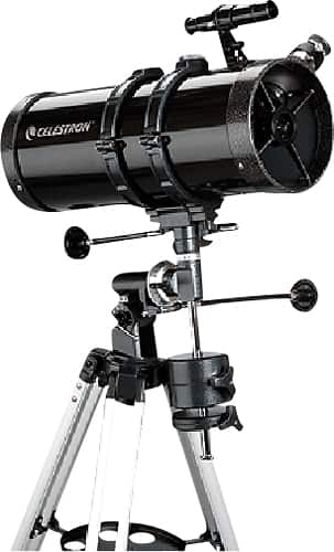 Angle. Celestron - PowerSeeker 127EQ Newtonian Reflector Telescope - Black.