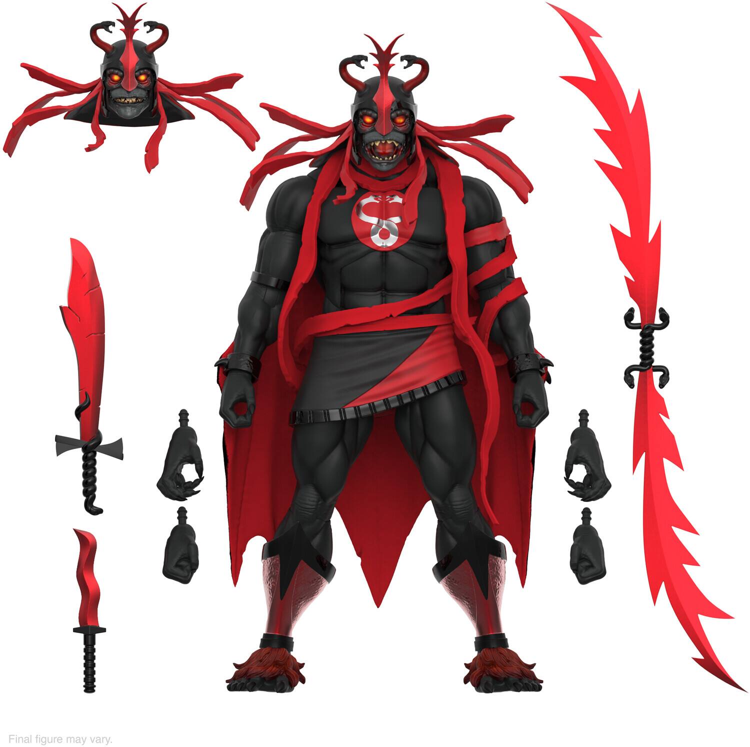 Super7 - ThunderCats - ULTIMATES! - Mumm-Ra the Ever Living (Black & Red) - COLLECTIBLES - Multicolor