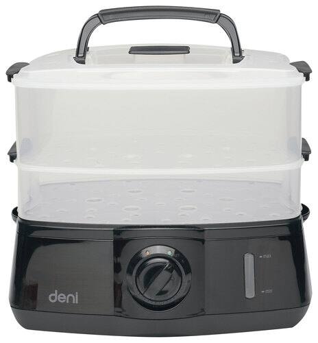 Best Buy: Deni Food Steamer Black Clear Deni-7697