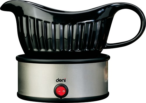 Best Buy: Deni 18-Oz. Electric Gravy Warmer Stainless-Steel DENI-15500