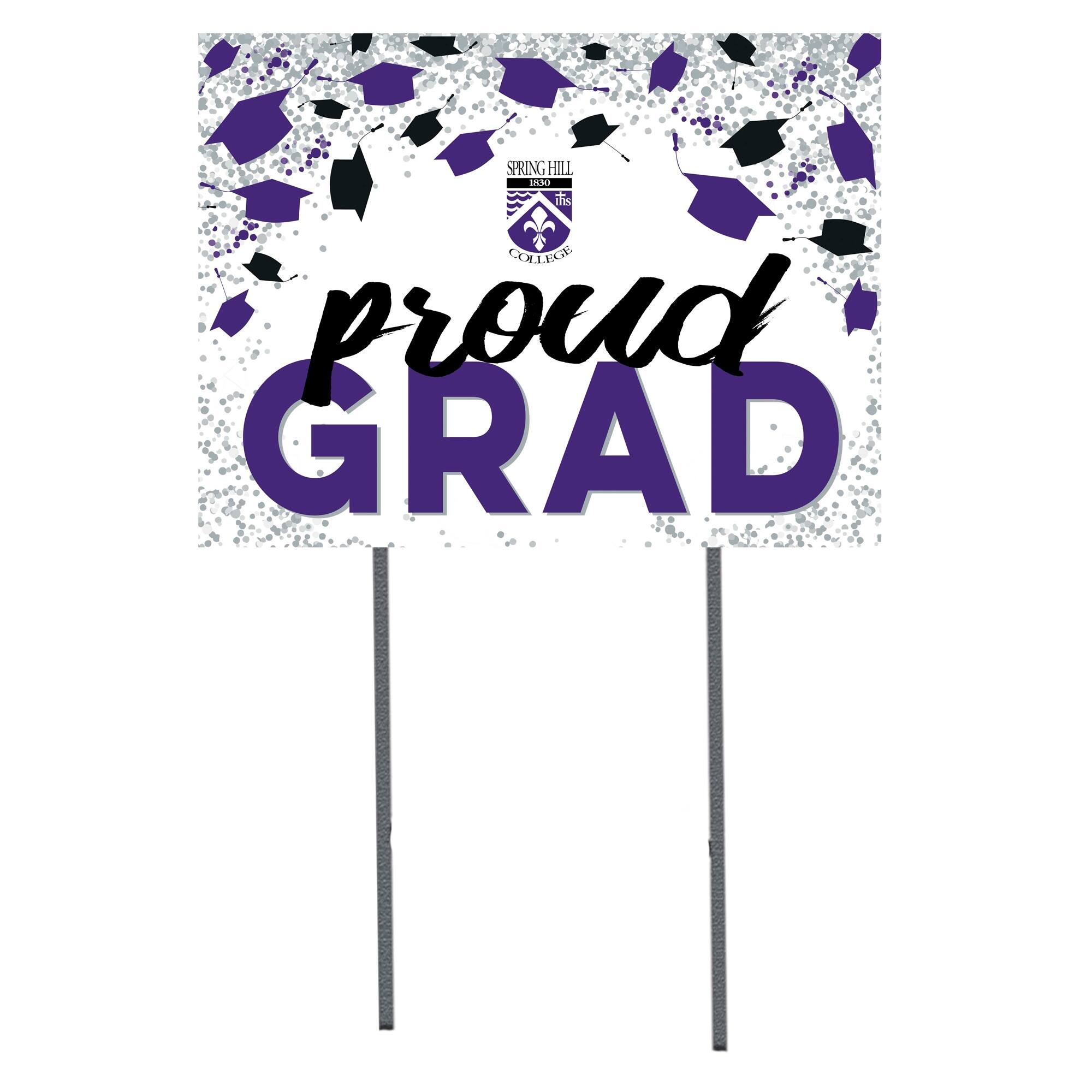 Spring Hill Badgers 18" x 24" Proud Grad Yard Sign