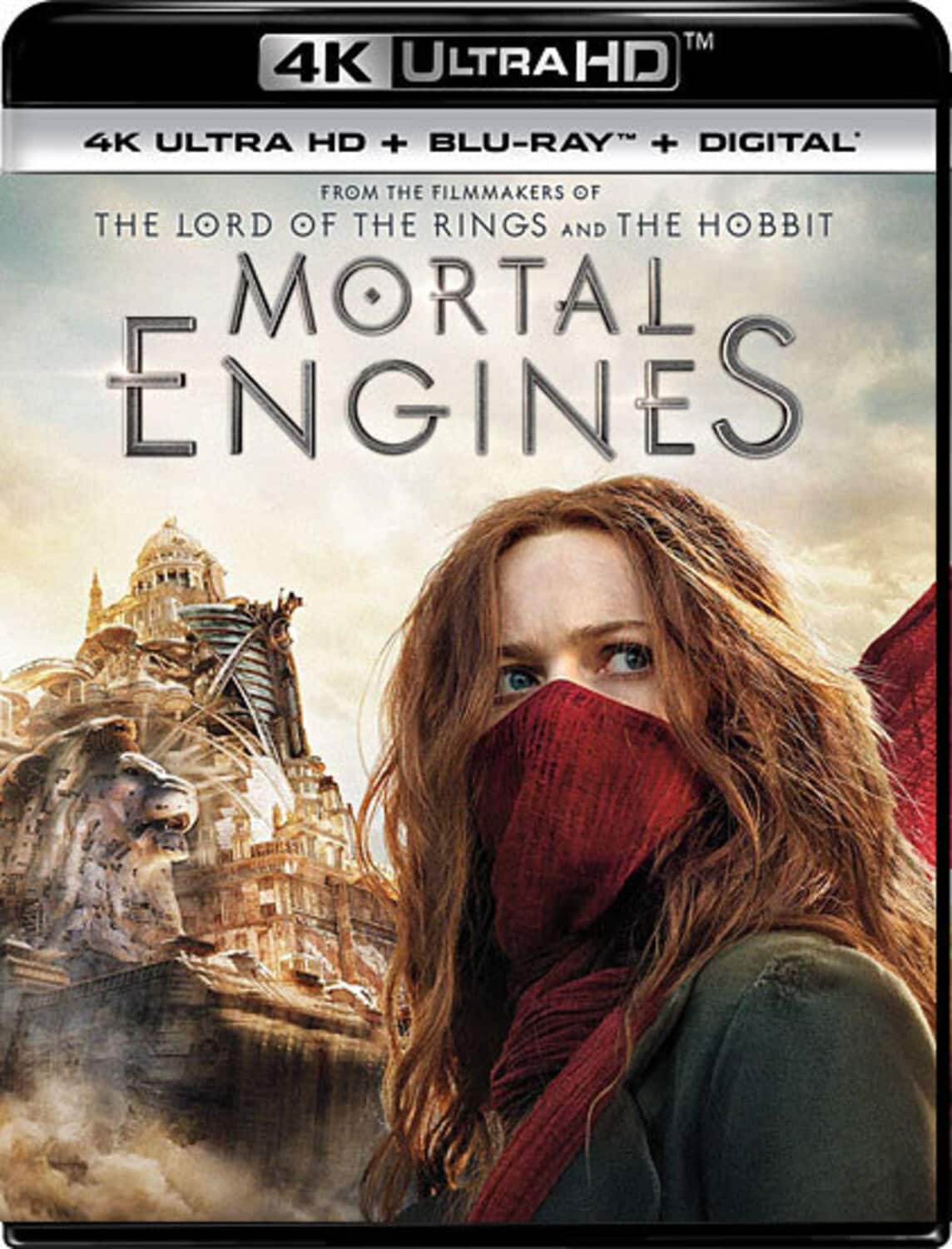Front. Mortal Engines   - 4K Blu-Ray.