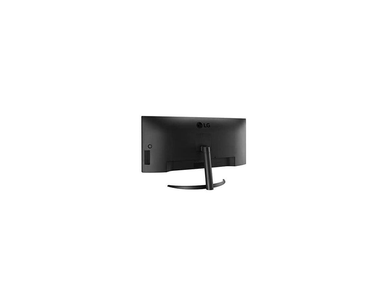 Alt View 9. LG - LG 34BQ60QC-B 34" UW-QHD Curved IPS Monitor - 3440x1440 - HDMI/DisplayPort - Black.