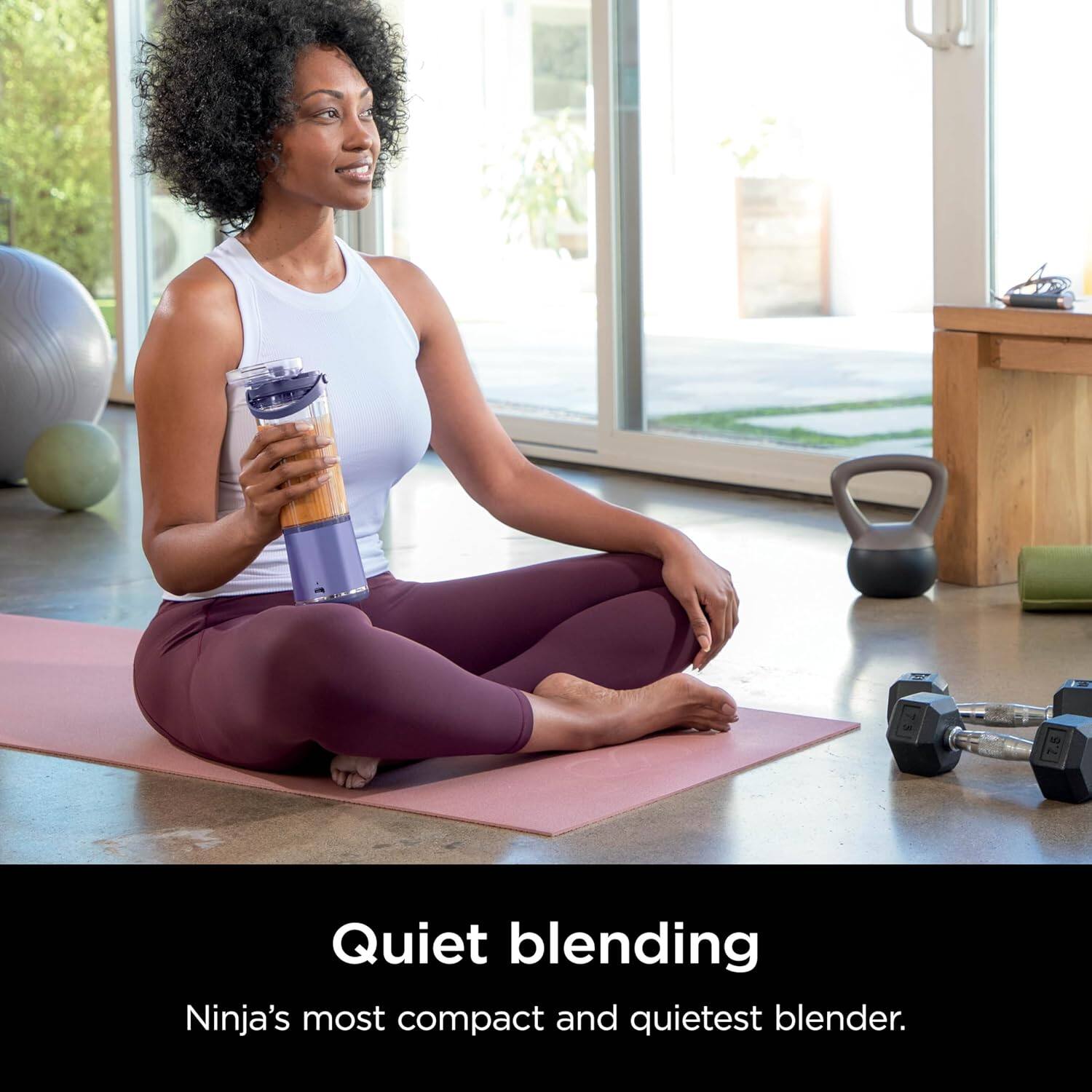 Quiet blending  
Ninja's most compact and quietest blender.
