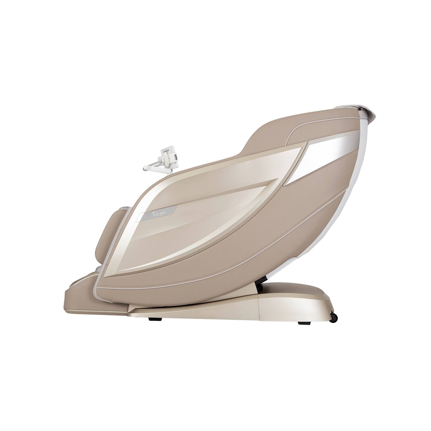 Alt View 3. Osaki - Titan - 8500 Max 4D Zero Gravity Massage Chair with Dual Rail System - Taupe.